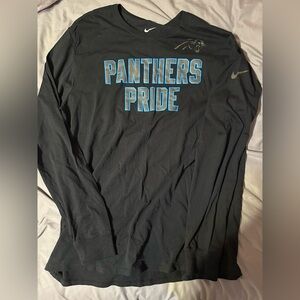 Nike Black Long Sleeve Panthers Pride Shirt